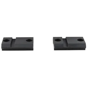 Warne Maxima 2-Piece Steel Weaver Scope Base CVA Round Barrel, Remington Genesis, Traditions Round Barrel, Winchester Apex Matte Black