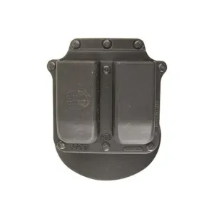 Fobus Roto Paddle Double Stack Double Magazine Pouch 9mm Luger, 40 S&W Polymer Black