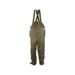Military Surplus Austrian Pants with Suspenders Grade 1 Olive Drab Large