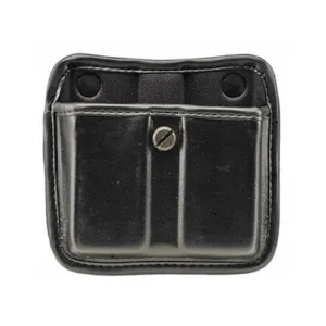 Bianchi 7922 AccuMold Elite Triple Threat Double Magazine Pouch Beretta 92, 96, Browning Hi-Power Trilaminate Black