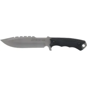 Schrade Extreme Survival Fixed Blade Knife 6" Drop Point AUS-10 Titanium Nitride Blade G-10 Handle Black