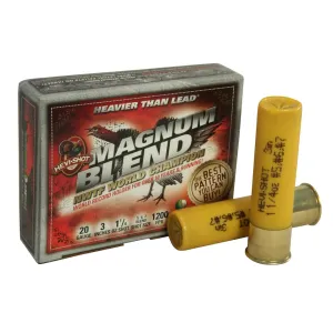 Hevi-Shot Magnum Blend Turkey 20 Gauge Ammo 3" #5, #6, #7 Tungsten Shot 1-1/4 oz Box of 5