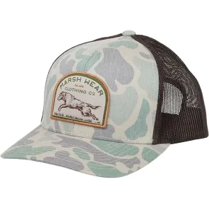Marsh Wear Men's Retrieve Trucker Hat Green Camo One Size Fits Most