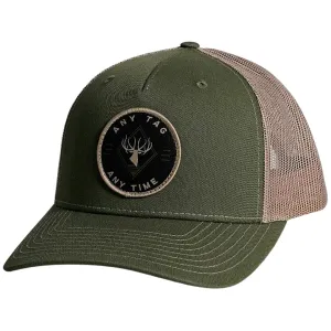 King's Camo Men's Shield Logo Patch Hat Army Olive/Tan One Size Fits Most