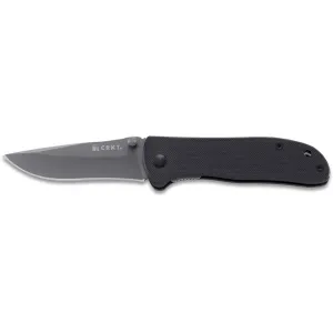 CRKT Drifter Pocket Knife 2.88" Drop Point 8Cr14MoV Titanium Nitride Blade G-10 Handle Black