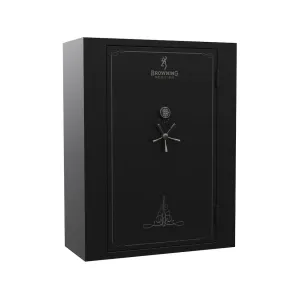 Browning Silver Fire Resistant Tall 65 Gun Safe with Black Chrome Electronic Lock Gloss Black
