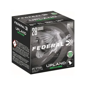 Federal Upland Steel 28 Gauge Ammo 2-3/4" #6 Steel Shot 5/8 oz Box of 25