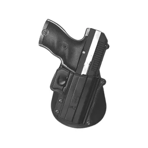 Fobus Standard Roto-Paddle OWB Holster Right Hand Hi-Point 380 ACP, Bersa BPCC 380 ACP, 9mm, 40 S&W Polymer Black