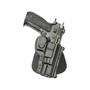 Fobus Standard Roto-Paddle OWB Holster Right Hand CZ 75, 75BD, 75D Compact Polymer Black