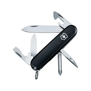 Victorinox Swiss Army Tinker Pocket Knife Drop Point Stainless Steel Polished Blade ABS Polymer Handle Black
