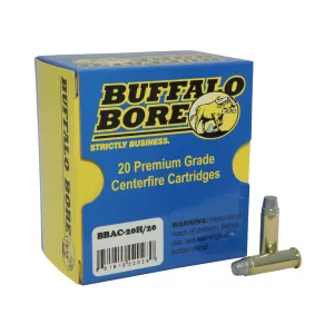Buffalo Bore Outdoorsman 38 Special +P Ammo 158 Grain Flat Nose Box of 20