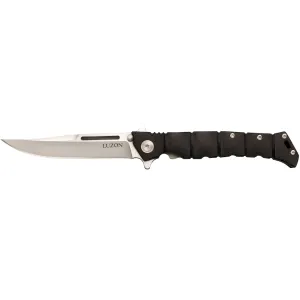Cold Steel Luzon Medium Pocket Knife 4" Clip Point 8Cr13MoV Satin Blade Glass Reinforced Nylon (GRN) Handle Black