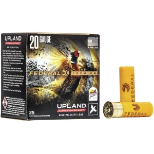 Federal Premium Wing-Shok Pheasants Forever 20 Gauge Ammo 2-3/4" #6 Copper Plated Lead Shot 1 oz Box of 25