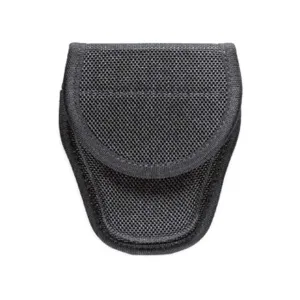 Bianchi 7300 Covered Handcuff Case Hidden Snap Closure Nylon Black