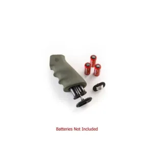 Hogue OverMolded AR-15 Pistol Grip with Storage Kit Rubber Olive Drab