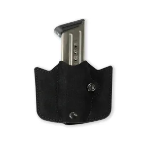 Galco PMC Pocket Single Stack Magazine Pouch Ambidextrous 9mm Luger, 40 S&W, 45 ACP Leather Black