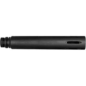KAK Retro Extended Flash Hider 1/2"-36 Thread 9mm Steel Matte