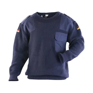 Military Surplus German Commando Sweater Grade 2 Medium Blue