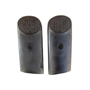 Vintage Gun Grips for Dreyse 1907 Late Type Polymer Black