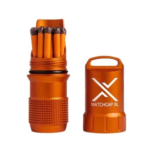 Exotac MATCHCAP XL Match Case Blaze Orange