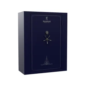 Browning Silver Fire Resistant Tall 65 Gun Safe with Black Chrome Electronic Lock Sapphire Blue