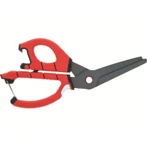 Bubba Shears Large Polymer Handle Red