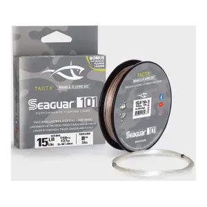 Seaguar TactX Braid & Fluorocarbon Fishing Line Kit 10lb 300yd Camo