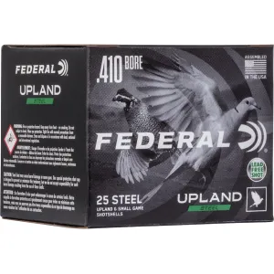 Federal Upland Steel 410 Ammo 3" #7-1/2 Steel Shot 3/8 oz Box of 25