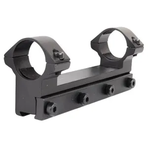 RWS Lock Down Rimfire and Airgun Scope Mount Integral 1" Rings Gloss Black