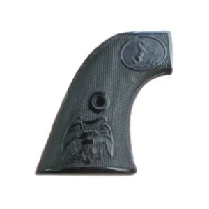 Vintage Gun Grips for Colt Single Action Army 1st Generation with Eagle Polymer Black