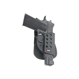 Fobus Evolution OWB Holster Right Hand 1911 Government with Rail Polymer Black