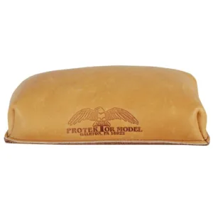 Protektor Brick Rifle Front Shooting Rest Bag Leather Tan Filled