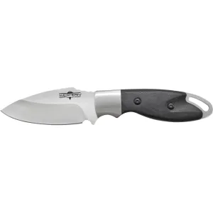 Camillus Kota Fixed Blade Knife 3.25" Drop Point 420 Satin Blade G-10 Handle Black