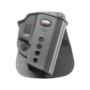 Fobus Evolution OWB Holster Right Hand HK USP 45, USP Compact 45, USP Tactical 45, VP9, Ruger SR40, Taurus 24/7 OSS, Walther PPQ, PPQ M2 Polymer Black