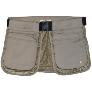 Bob Allen 211M Half Mesh Shooting Apron Cotton Khaki One Size Fits Most