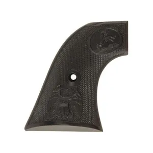 Vintage Gun Grips for Colt Single Action Army 2nd, 3rd Generation with Eagle Polymer Black