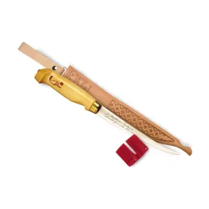 Rapala Fish 'N Fillet Knife 7.5" Clip Point Stainless Steel Blade Birch Handle