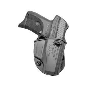 Fobus Evolution OWB Holster Right Hand Ruger EC9S, LC380, LC9, LC9S Polymer Black
