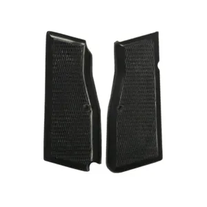 Vintage Gun Grips for Inglis Browning Hi-Power 9mm Luger Polymer Black