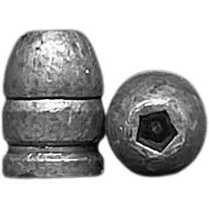 Hunters Supply Slick Coat Hard Cast 45 Caliber (452 Diameter) Bullets 250 Grain Lead Hollow Point Box of 100