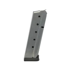 Metalform 1911 Government, Commander Magazine 9mm 10-Round Stainless Steel Flat Follower Ultramag Base