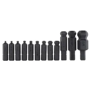 Bonhus Ball End Hex Bit Set 5/64"-1/2"