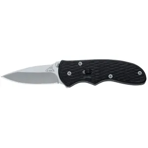 Gerber Mini Fast Draw Assisted Opening Pocket Knife 2.1" Drop Point 7Cr17MoV Matte Blade Nylon Handle Black