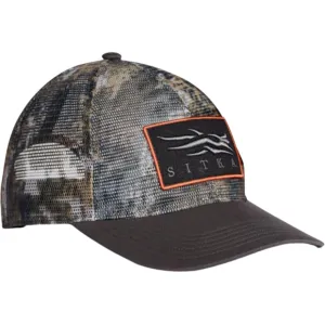 Sitka Gear Mens Icon Optifade Mesh Mid Pro Trucker Hat Lead/Elevated II