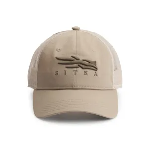 Sitka Gear Mens Icon Lo Pro Trucker Hat Sandstone