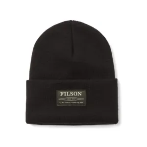 Filson Mens Ballard Watch Cap Black
