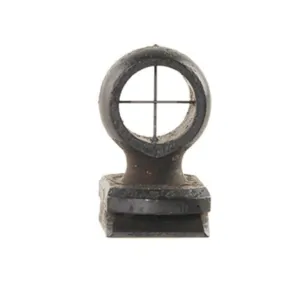 KNS Dovetail Hooded Front Sight 0.425" High Crosshair Reticle
