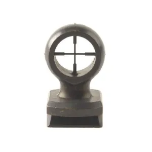 KNS Dovetail Hooded Front Sight 0.425" High Duplex Reticle