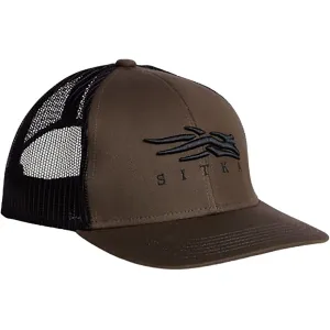 Sitka Gear Mens Icon Mid Trucker Hat Bark