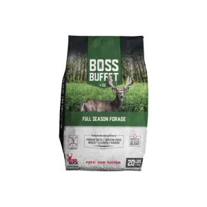 Boss Buck Boss Buffet Full Season Forage Food Plot Seed 20 lb